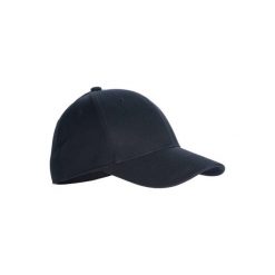 Czapka z daszkiem baseball BA 550. Czarne czapki męskie KIPSTA, bez wzorów, z bawełny. Za 29.99 zł.