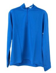 Bluza Mizuno Crested. Niebieskie bluzy sportowe damskie Mizuno, s, bez wzorów, z materiału, bez ramiączek, bez kaptura. Za 345.00 zł.