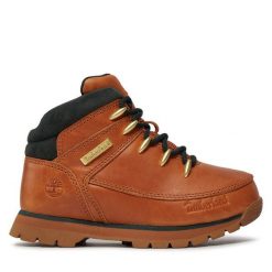 Trapery Timberland. Brązowe buty zimowe męskie Timberland, bez zapięcia. Za 449.99 zł.
