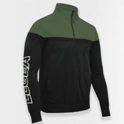 Kurtka Męska Sportowa Oversize ONTARIO Czarna Zielona. Czarne kurtki treningowe męskie Legea, m, bez wzorów. Za 88.00 zł.
