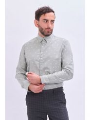 Marks & Spencer Koszula w kolorze jasnoszarym rozmiar: XXL. Zielone koszule męskie Marks & Spencer, xxl, bez wzorów, z bawełny, bez kołnierzyka, bez ramiączek. Za 85.95 zł.