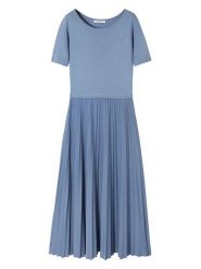 TATUUM Sukienka w kolorze błękitnym rozmiar: S. Niebieskie sukienki damskie Tatuum, s, bez wzorów, bez kołnierzyka, bez ramiączek, midi. Za 250.94 zł.