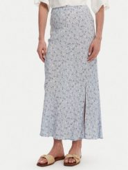 Pieces Spódnica midi Nya 17147811 Błękitny Regular Fit. Niebieskie spódniczki damskie Pieces, m, bez wzorów, z wiskozy, midi. Za 99.99 zł.