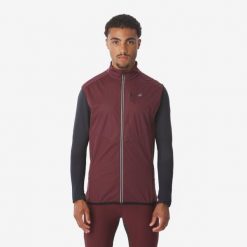 Bluza do narciarstwa biegowego męska Inovik XCS Soft 500. Fioletowe bluzy z kapturem męskie INOVIK, na jesień, l, z materiału. Za 199.99 zł.