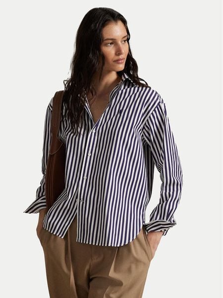 Polo Ralph Lauren Koszula 211910743030 Fioletowy Regular Fit. Fioletowe koszule damskie Polo Ralph Lauren, s, bez wzorów, z bawełny, bez kołnierzyka, bez ramiączek. Za 559.99 zł.