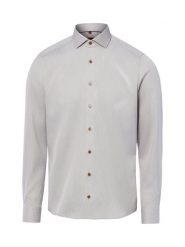 Finshley & Harding koszula biznesowa - non-iron Mężczyźni Slim Fit Bawełna szary, 38. Szare koszule męskie Finshley & Harding, m, bez wzorów, z bawełny, bez kołnierzyka, bez ramiączek. Za 199.95 zł.