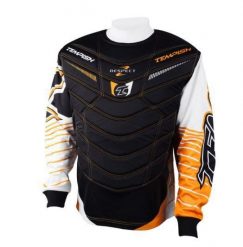 Bluza bramkarska do unihokeja chłopięca TEMPISH Respect 2. Brązowe bluzy bez kaptura męskie Tempish, z dzianiny. Za 299.00 zł.
