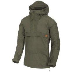 Kurtka turystyczna męska Helikon-Tex Woodsman Anorak. Zielone kurtki męskie HELIKON-TEX, l, bez wzorów, z bawełny, klasyczne, z kapturem. Za 417.99 zł.