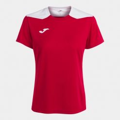 Koszulka do piłki nożnej damska Joma Championship VI. Białe bluzki damskie Joma, xl, bez wzorów, sportowe, bez kołnierzyka, bez ramiączek. Za 84.50 zł.