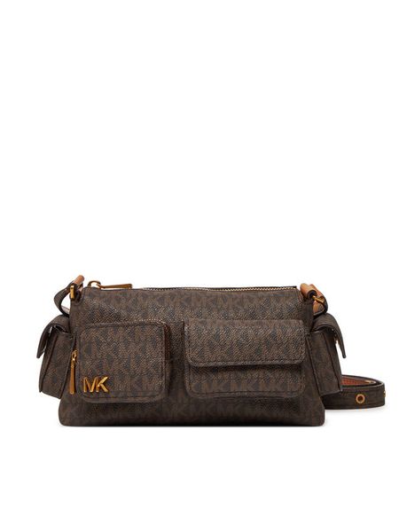 MICHAEL Michael Kors Torebka 32S5AM3C5B Brązowy. Brązowe listonoszki damskie MICHAEL Michael Kors, bez wzorów, ze skóry, bez dodatków. Za 919.99 zł.