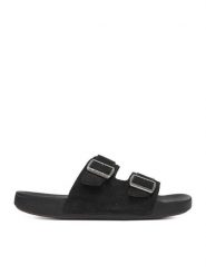 Quiksilver Klapki CWBEO-RAPID-32 MI08 Czarny. Czarne klapki i japonki męskie Quiksilver, ze skóry. Za 159.99 zł.