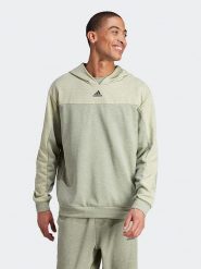 Adidas Bluza w kolorze zielonym rozmiar: XXL. Zielone bluzy z kapturem męskie Adidas, xxl. Za 122.96 zł.