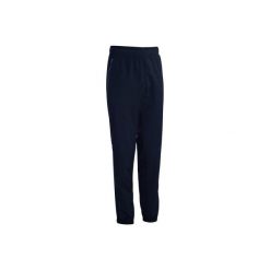 Spodnie dresowe fitness FPA120 męskie. Czarne spodnie sportowe męskie DOMYOS, z dresówki. W wyprzedaży za 34.99 zł.