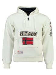 Geographical Norway Bluza "Gymclass" w kolorze białym rozmiar: 3XL. Białe bluzy z kapturem męskie Geographical Norway, xl. Za 124.45 zł.