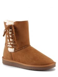 ISLAND BOOT Botki zimowe "Goldboro" w kolorze jasnobrązowym rozmiar: 37. Brązowe botki damskie Island Boot, na zimę, z materiału, bez obcasa, bez zapięcia. Za 141.19 zł.