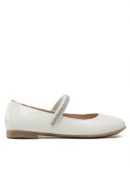 Lasocki Young Baleriny CI12-ERICA-18D Biały. Białe baleriny dziewczęce Lasocki Young, bez wzorów, ze skóry. Za 83.99 zł.