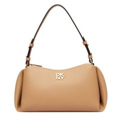 Torebka DKNY. Brązowe torebki klasyczne damskie DKNY, bez wzorów, bez dodatków. Za 439.99 zł.