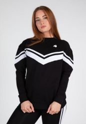 Hailey Duża bluza - Czarny. Czarne bluzy bez kaptura damskie GORILLA WEAR, xs, z bawełny. Za 256.95 zł.