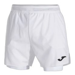 Spodenki tenisowe męskie Joma Smash. Białe szorty męskie Joma, bez wzorów, z materiału, klasyczne. Za 149.99 zł.