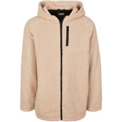 Parka Urban Classic hooded zip. Brązowe parki męskie Urban Classics, na zimę, m, bez wzorów. Za 316.50 zł.