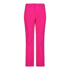 Spodnie narciarskie dla kobiet CMP. Czerwone spodnie dresowe damskie CMP, na zimę, bez wzorów. Za 423.70 zł.