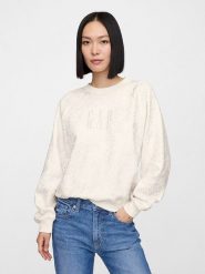 GAP Bluza w kolorze kremowym rozmiar: L. Brązowe bluzy bez kaptura damskie GAP, l. Za 122.96 zł.