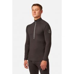 Bluza termoaktywna męska Surfanic Bodyfit Zip Neck. Czarne bluzy bez kaptura męskie Surfanic, m. Za 139.99 zł.