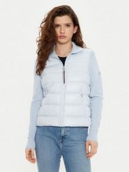 Tommy Hilfiger Kurtka puchowa WW0WW43771 Błękitny Regular Fit. Niebieskie kurtki damskie Tommy Hilfiger, xxl, bez wzorów, z puchu, bez kaptura. Za 799.99 zł.