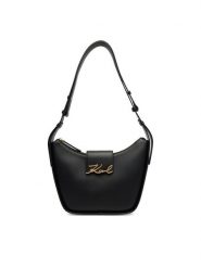 KARL LAGERFELD Torebka A3W30046 Czarny. Czarne torebki klasyczne damskie Karl Lagerfeld, bez wzorów, ze skóry, bez dodatków. Za 909.99 zł.