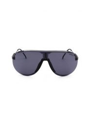 Carrera Okulary przeciwsłoneczne unisex w kolorze czarno-szaro-niebieskim rozmiar: onesize. Czarne okulary przeciwsłoneczne damskie Carrera. Za 250.35 zł.