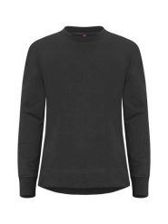 Clique Miami PRO Roundneck Women - Damska bluza z okrągłym dekoltem – Black. Czarne bluzy bez kaptura damskie CLIQUE, xs, z bawełny. Za 189.08 zł.