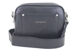 Listonoszka skórzana BARBERINI'S czarna 707-1. Czarne shopper bag damskie Barberinis, z aplikacjami, ze skóry, zdobione, bez dodatków. Za 219.99 zł.