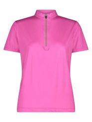 Cmp Koszulka kolarska w kolorze różowym rozmiar: 38. Różowe bluzki sportowe damskie CMP, z materiału, bez kołnierzyka, bez ramiączek. Za 97.51 zł.