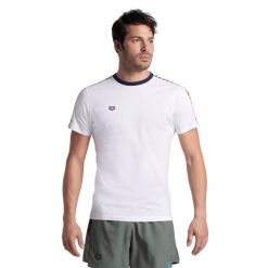 Koszulka męska Arena T-Shirt Team OG. Białe t-shirty męskie Arena, m, bez wzorów, z materiału, bez kołnierzyka. Za 129.00 zł.