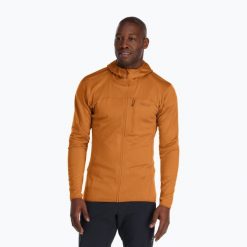 Bluza trekkingowa męska Rab Ascendor Hoody. Brązowe bluzy sportowe męskie RAB, na wiosnę, m, z elastanu. Za 299.99 zł.