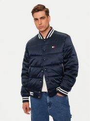Tommy Jeans Kurtka zimowa DM0DM20468 Granatowy Regular Fit. Niebieskie kurtki męskie Tommy Jeans, na zimę, l, bez wzorów, z jeansu, bez kaptura. Za 689.99 zł.