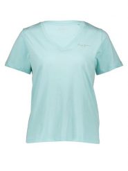 Pepe Jeans Koszulka w kolorze turkusowym rozmiar: XL. Niebieskie bluzki damskie Pepe Jeans, xl, bez wzorów, z bawełny, bez kołnierzyka, bez ramiączek. Za 83.42 zł.