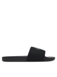 Calvin Klein Jeans Klapki Slide Monologo Cv YM0YM01367 Czarny. Czarne klapki i japonki męskie Calvin Klein Jeans, z jeansu. Za 119.99 zł.