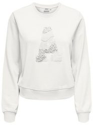 ONLY Bluza w kolorze białym rozmiar: XL. Białe bluzy bez kaptura damskie Only, xl. Za 79.03 zł.