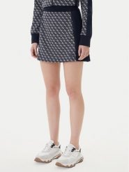 Guess Spódnica mini V6RD04 K2042 Granatowy Regular Fit. Niebieskie spódniczki damskie Guess, xxs, z aplikacjami, z syntetyku, mini. Za 345.00 zł.