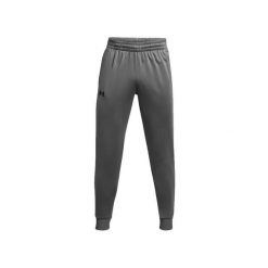 Spodnie dresowe z polaru Under Armour. Czarne spodnie dresowe męskie Under Armour, bez wzorów, z dresówki. Za 288.00 zł.