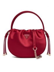 Guess Torebka Elsie Mini HWSE96 50750 Bordowy. Czerwone torebki klasyczne damskie Guess, z aplikacjami, z materiału, bez dodatków. Za 589.99 zł.