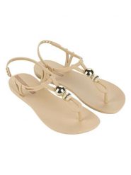 Ipanema Sandały w kolorze beżowym rozmiar: 40. Brązowe sandały damskie Ipanema, bez wzorów, bez obcasa. Za 65.99 zł.