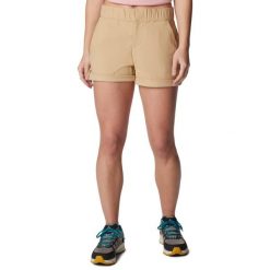 Spodenki krótkie damskie Columbia Firwood Camp II Short. Brązowe szorty damskie Columbia, bez wzorów, sportowe. Za 159.99 zł.