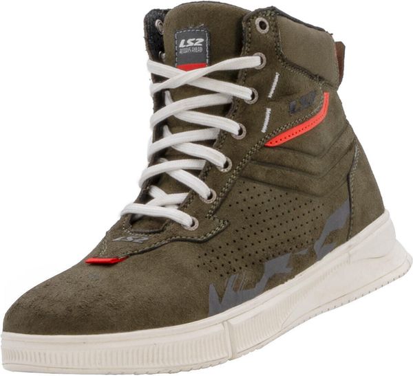 Męskie buty Ls2 Chrome w zielonym kolorze, rozmiar 44. Zielone buty sportowe na co dzień męskie L2S, z gumy, bez zapięcia, rowerowe. Za 756.95 zł.