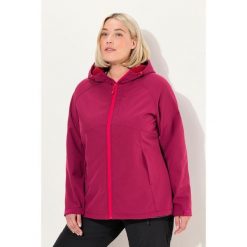 Damskie Kurtka softshell kaptur kieszenie na zamek regulowane zapięcie na rzep. Czerwone kurtki damskie Ulla Popken, plus size, bez wzorów, z materiału, bez kaptura. Za 479.99 zł.