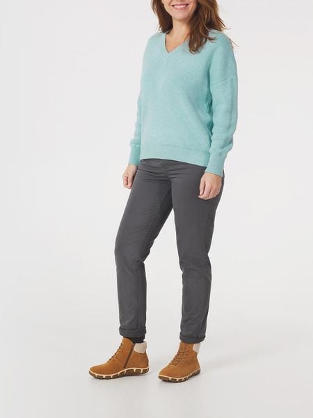 Sweter Damski TBS Enolaver. Zielone swetry klasyczne damskie Tbs, xl, z bawełny, bez kołnierzyka. Za 369.00 zł.