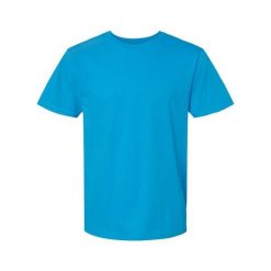 Koszulka Unisex Dla Dorosłych Softstyle Midweight. Niebieskie bluzki damskie Gildan, xl, bez wzorów, sportowe, bez kołnierzyka, bez ramiączek. Za 55.99 zł.