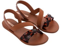 Buty sandały damskie Ipanema Vibrant Sandal Fem. Brązowe sandały damskie Ipanema, bez wzorów, z materiału, bez obcasa. Za 139.00 zł.