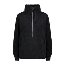 Kobieca bluza półzipowana CMP. Czarne bluzy bez kaptura damskie CMP. Za 309.99 zł.